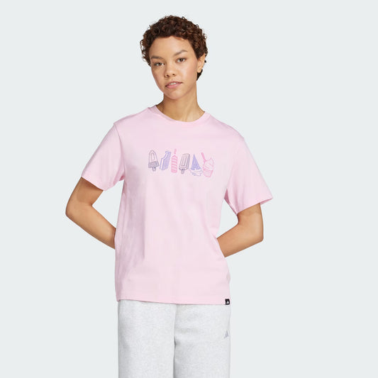Polera Mujer Lounge Food Graphic True Pink