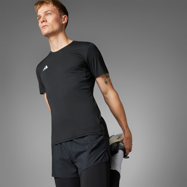 Polera Hombre de Running Adizero Essentials Negro