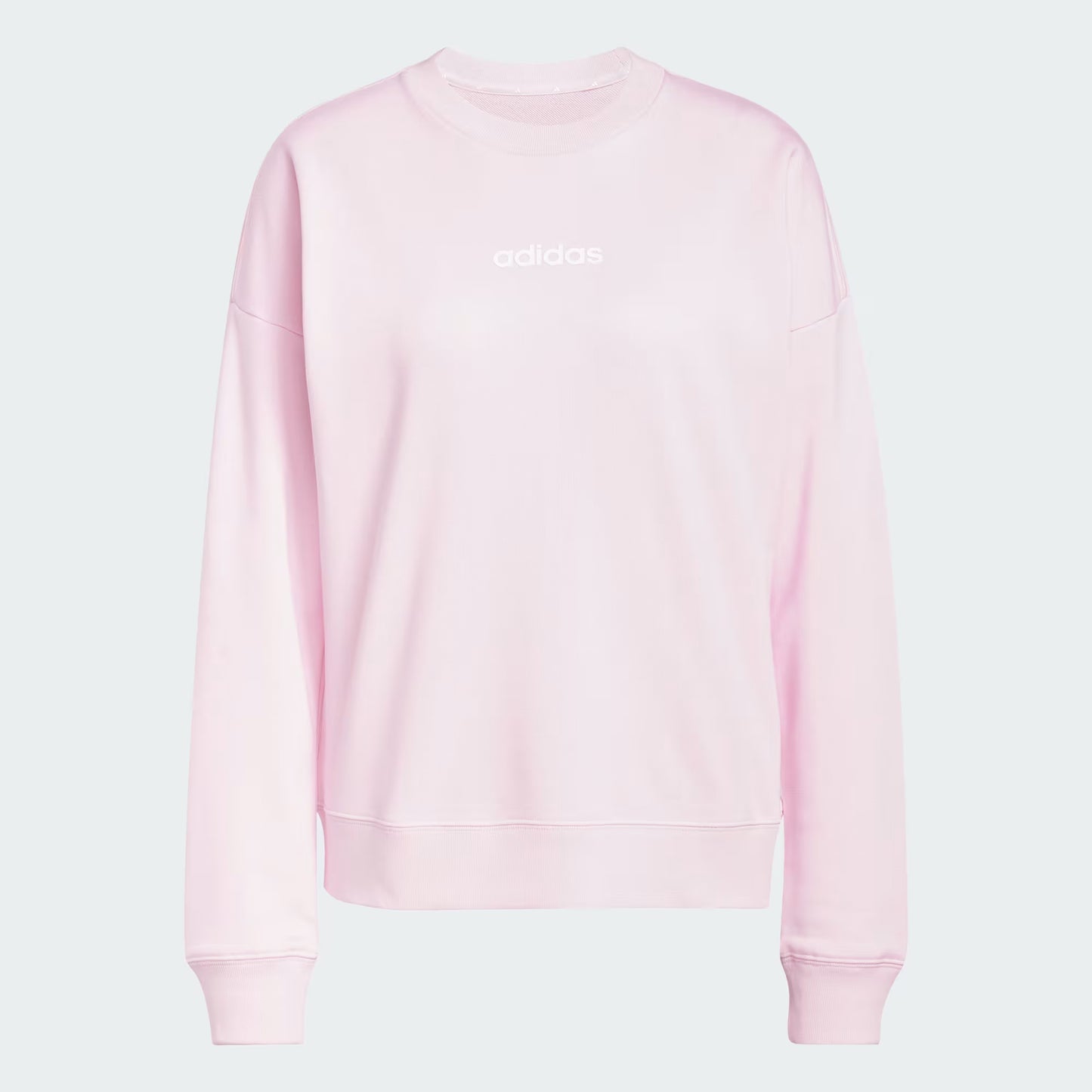 Polerón Mujer Essentials Linear French Terry Clear Pink