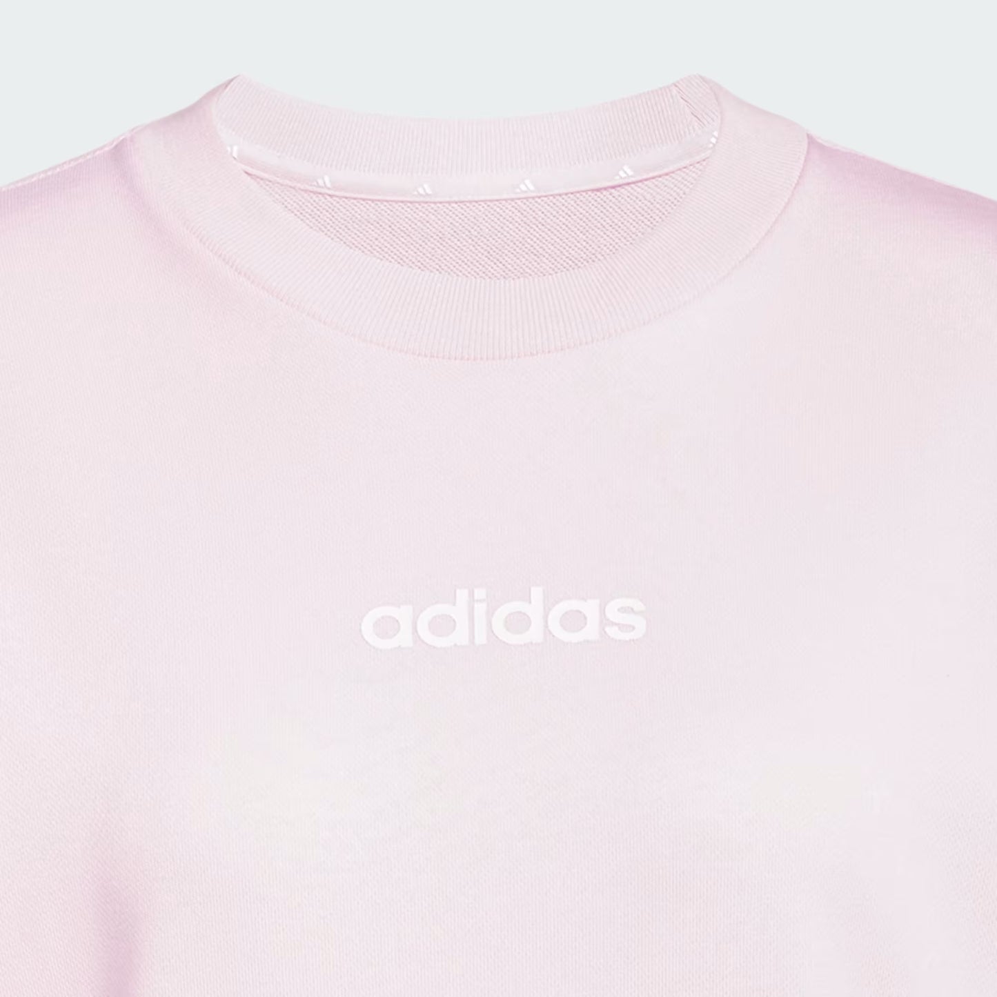 Polerón Mujer Essentials Linear French Terry Clear Pink