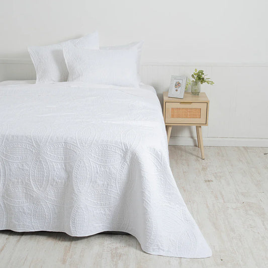 Quilt Super King Portugal Blanco