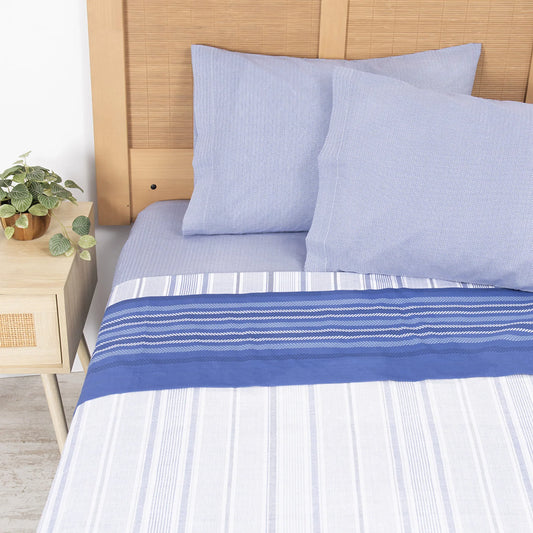 Sabana 2 Plazas 144 Hilos Estampado Lines