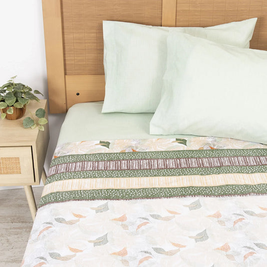 Sabana King 144 Hilos Estampado Garden