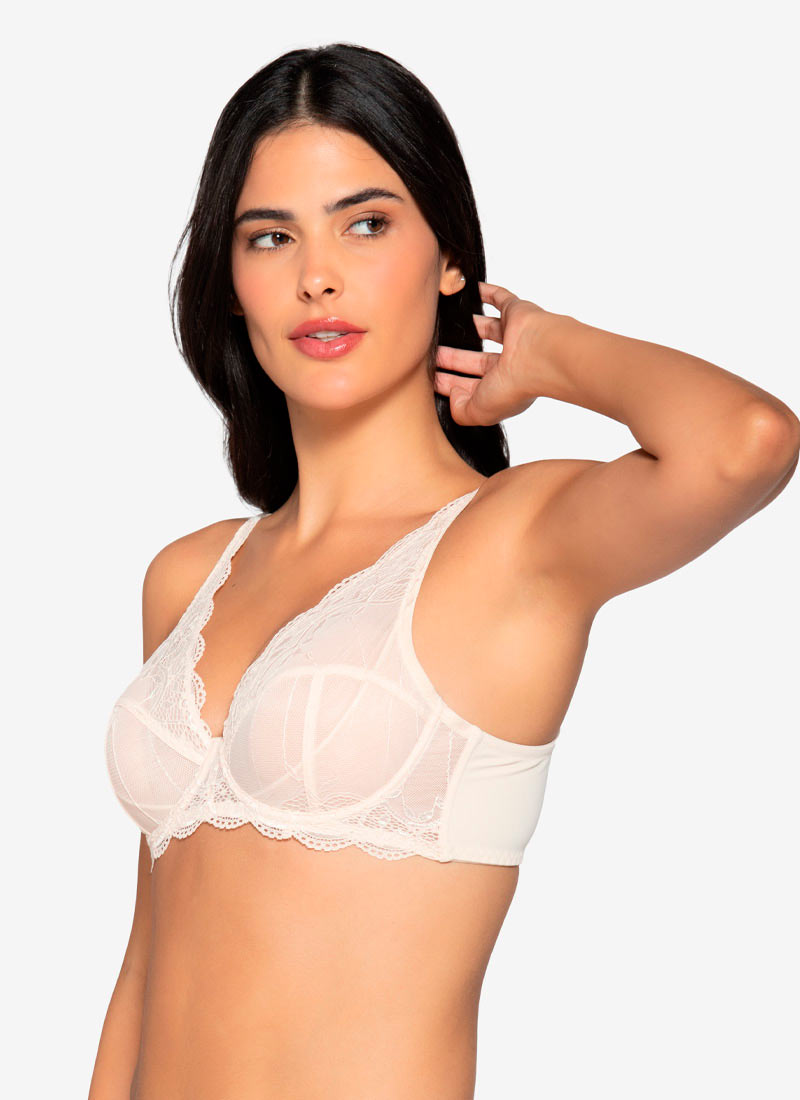 Sosten Mujer Encaje Nude