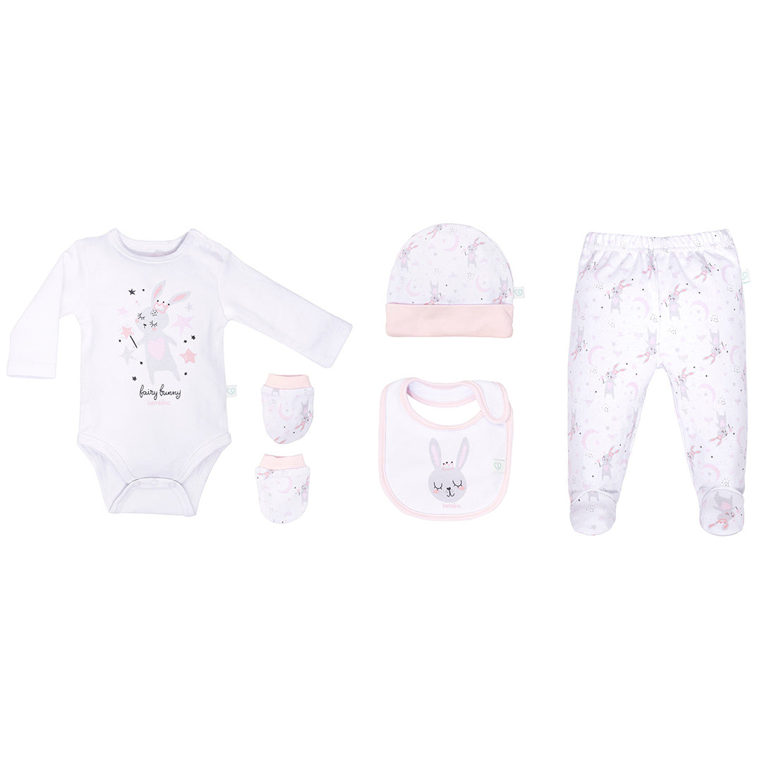 Set Mi Primer Regalo 100% Algodón – Blanco (0-3M)