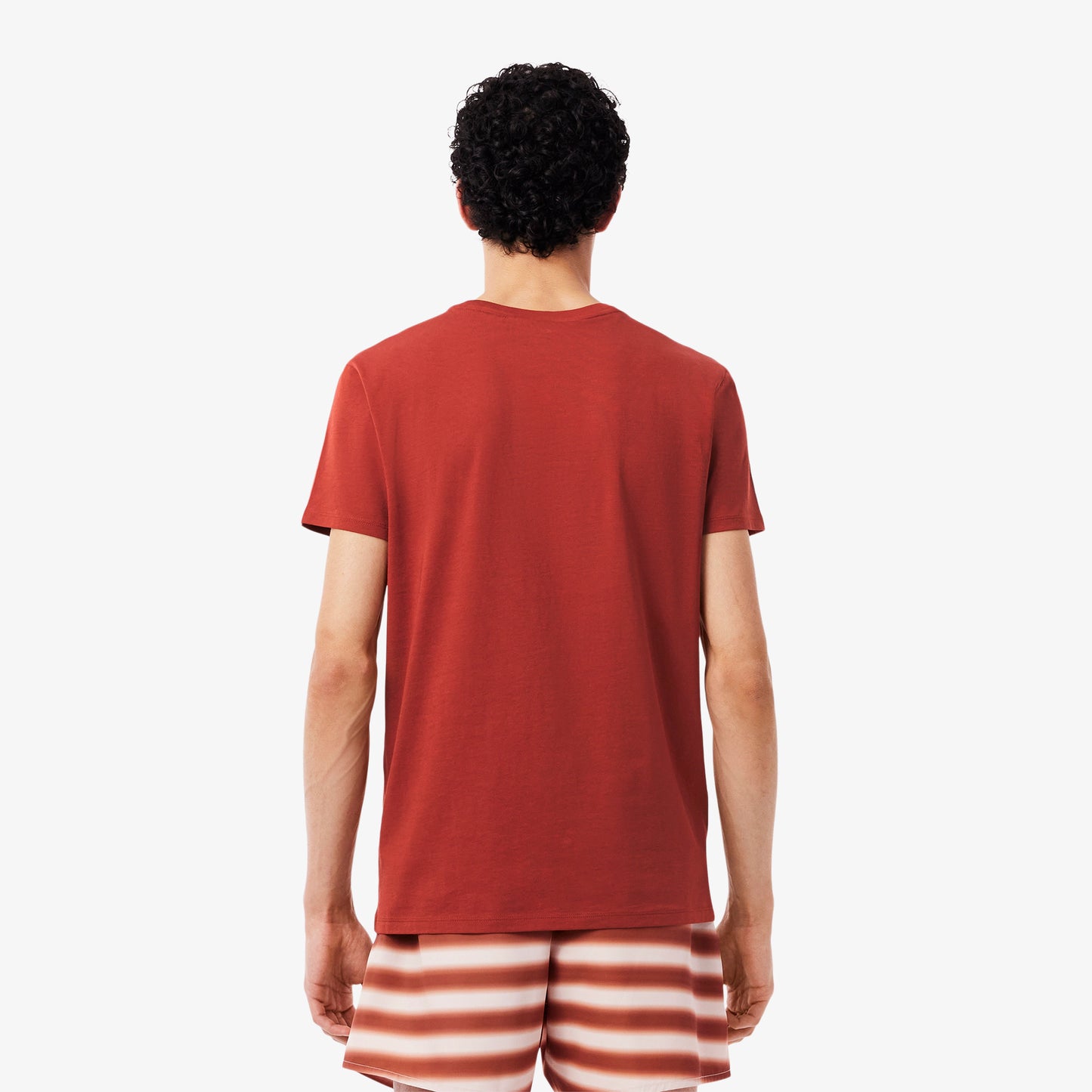Polera Hombre Algodón cuello Redondo Brown