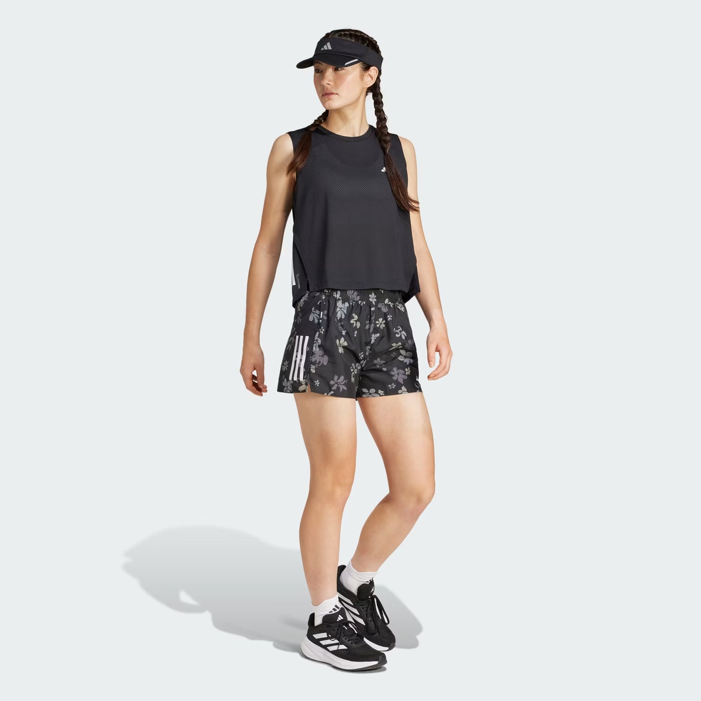 Visera Hombre Running Aeroready Negra