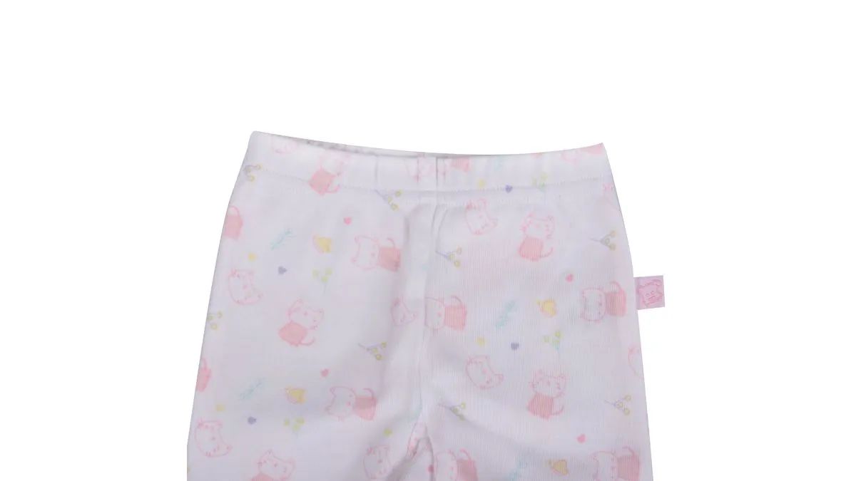 Set 2 Pzas Panty Bebe Niña Multicolor