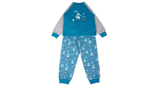 Pijama Niño Largo Petroleo