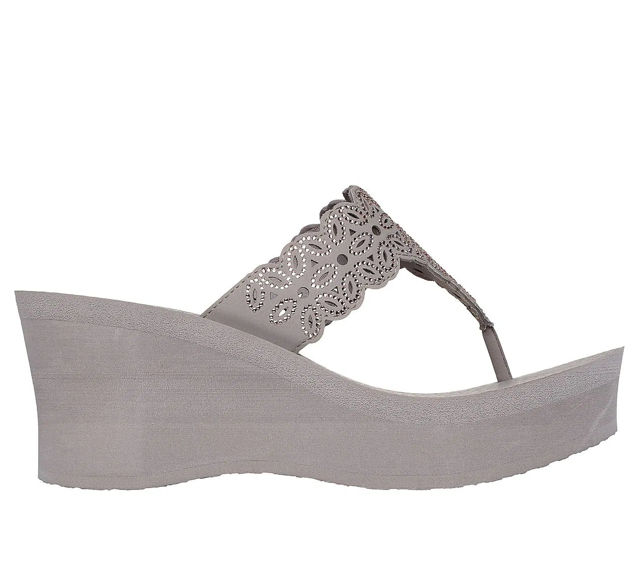 Sandalia Mujer Flower Glitz Taupe
