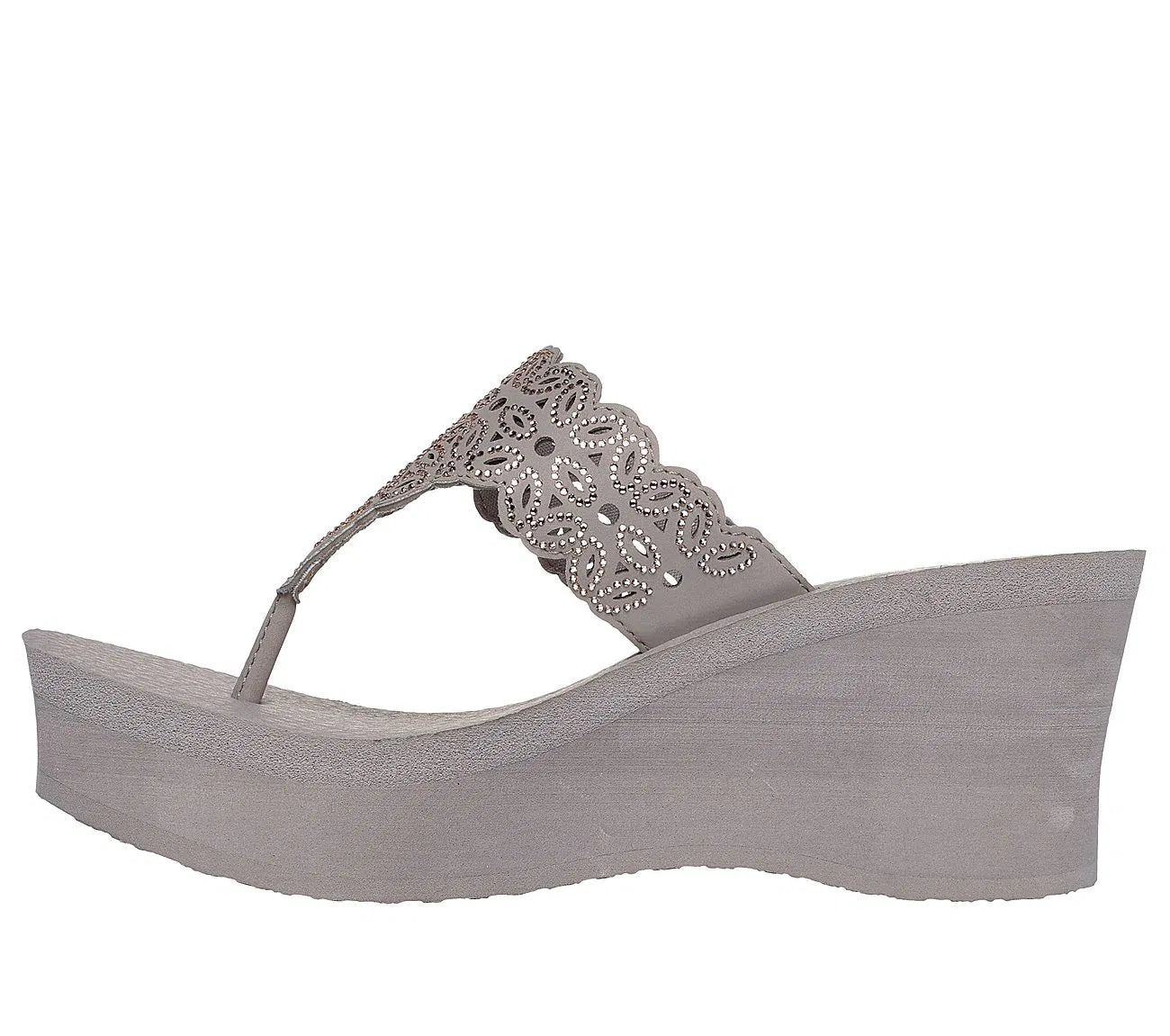 Sandalia Mujer Flower Glitz Taupe