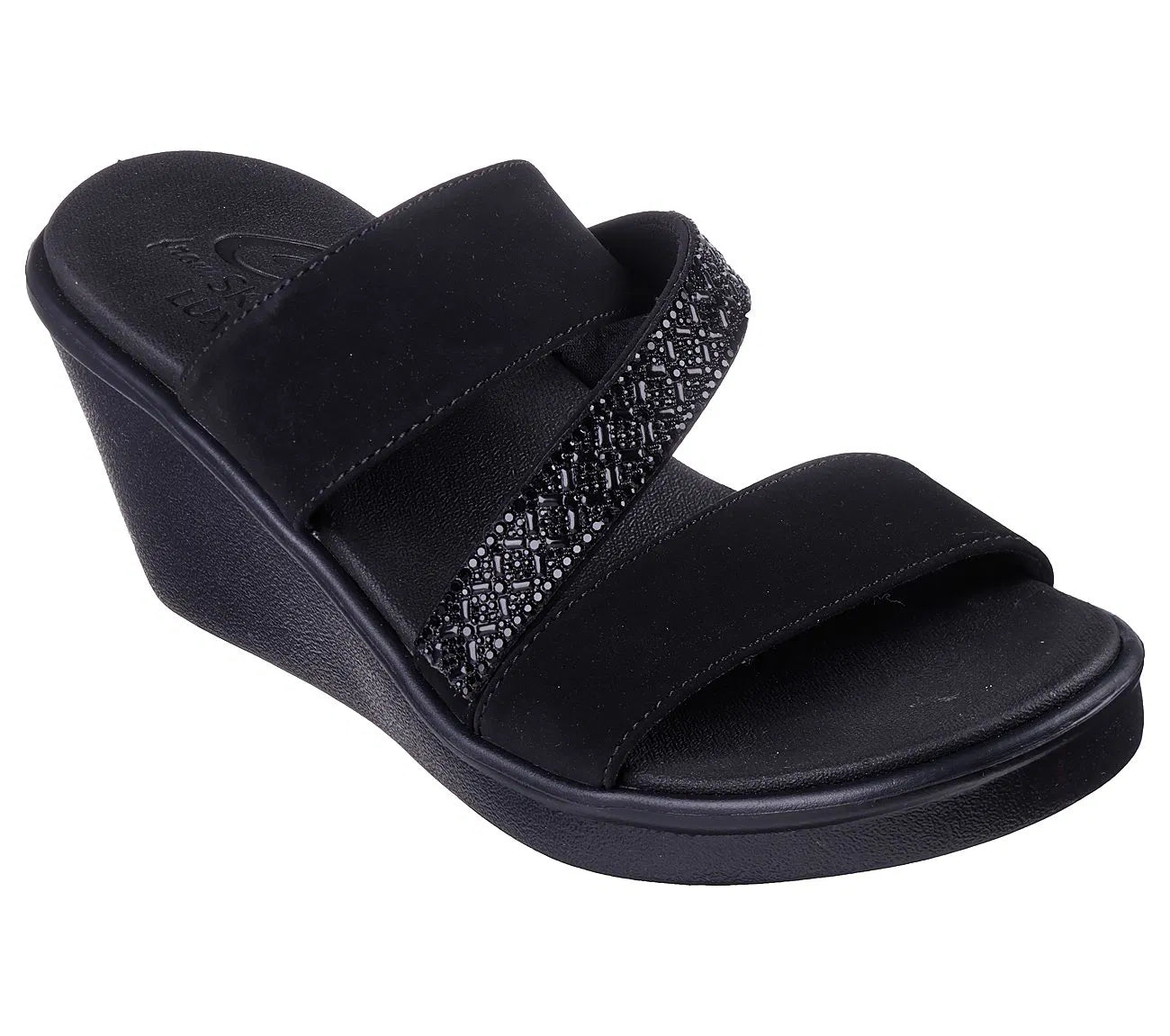 Sandalia Mujer Rumble On Black Glam