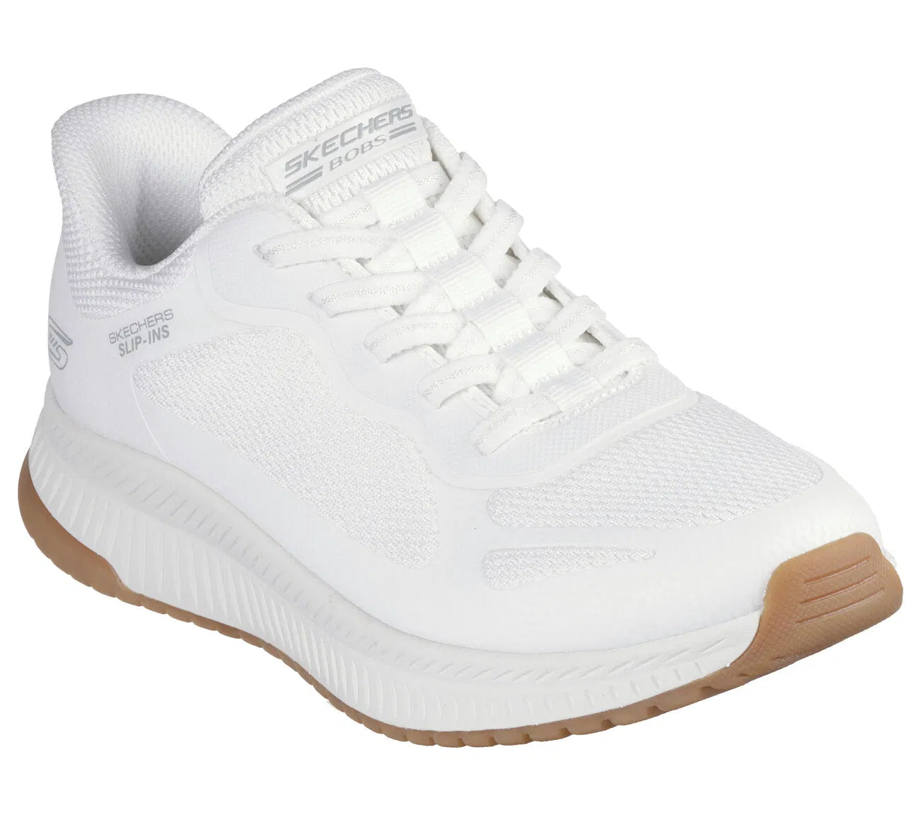 Zaptillas Mujer Sin Cordon Bobs Squad 4 White