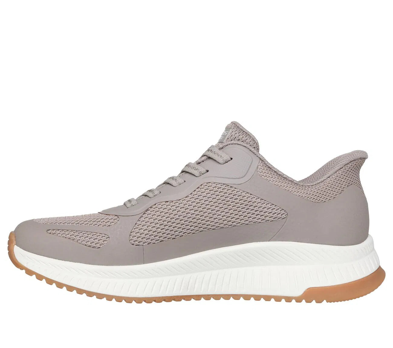 Zaptillas Mujer Sin Cordon Bobs Squad 4 Taupe