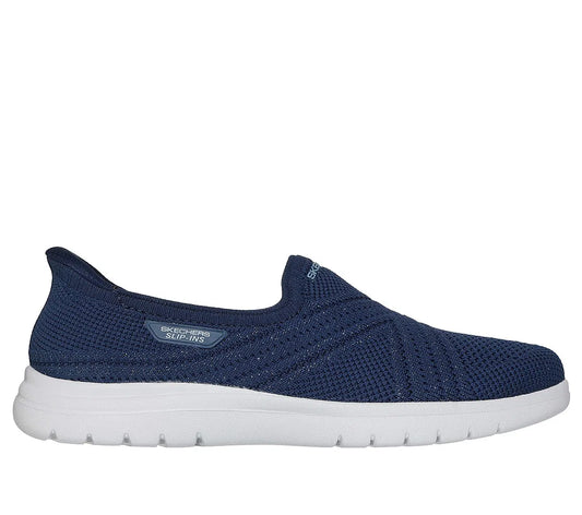 Zapatillas Mujer Sin Cordones On-The-Go Flex Excelency Navy