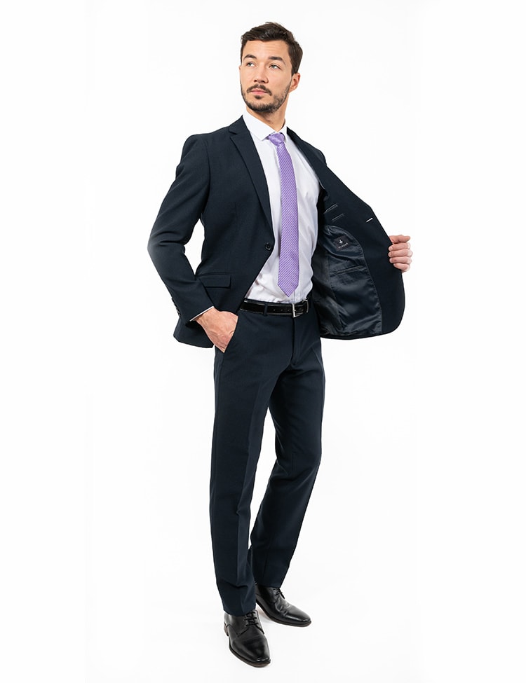 Traje Hombre Ambo Minimat Azul