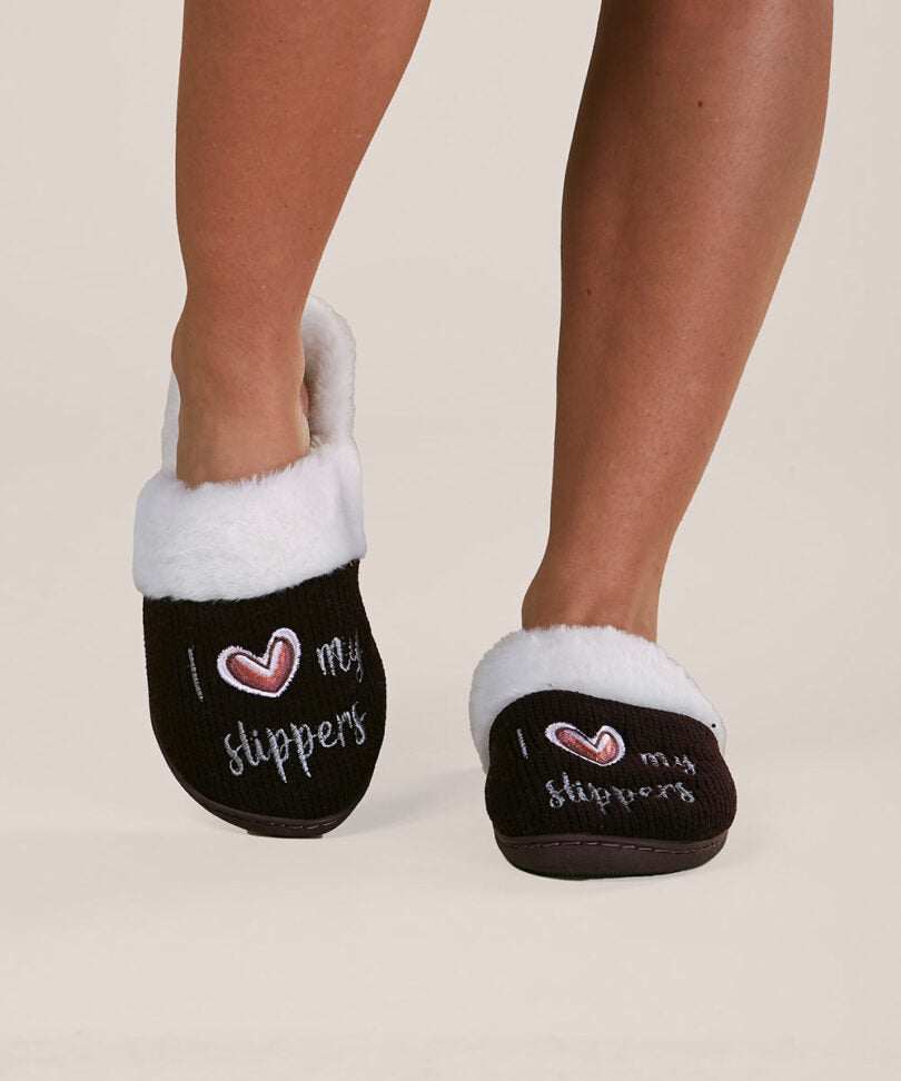 Pantufla Mujer Slipper Burdeo
