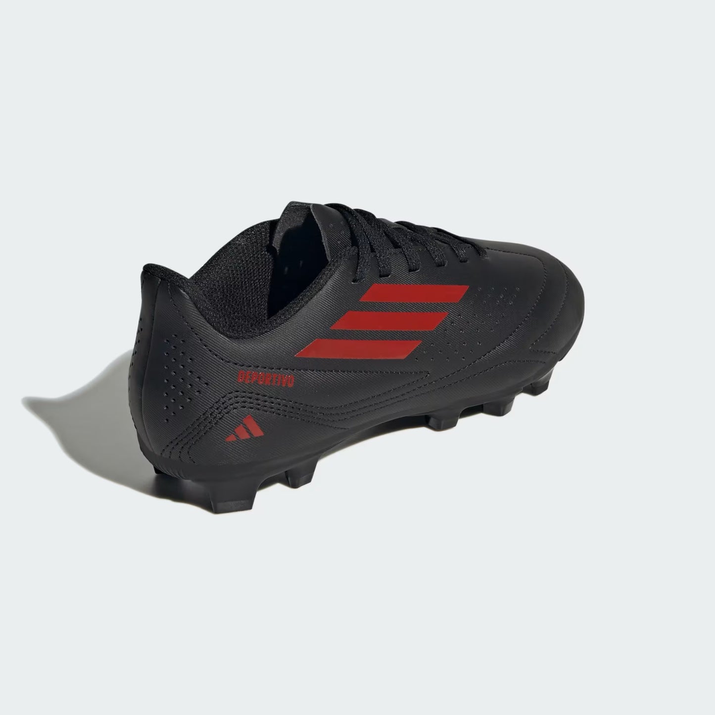 Zapato Fútbol Niño Multiterreno Deportivo III Negro/ Rojo