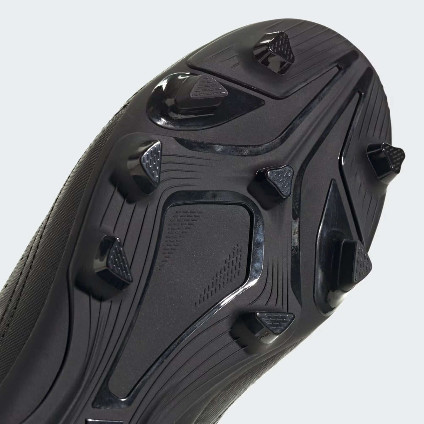 Zapato Fútbol Niño Multiterreno Deportivo III Negro/ Rojo