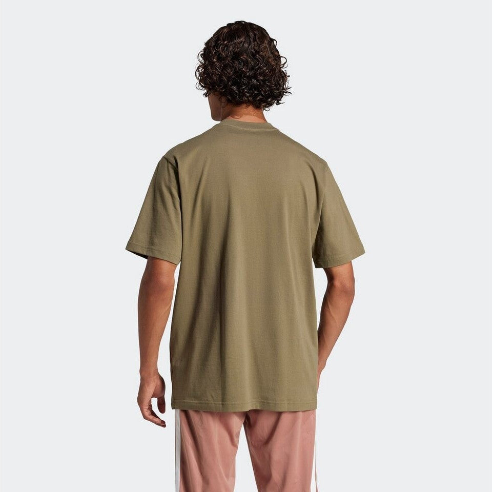 Polera Hombre Essentials Linear Single Jersey Olive