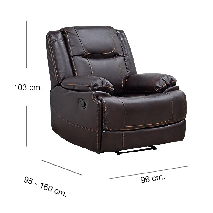 Berger Reclinable Cuero Florence