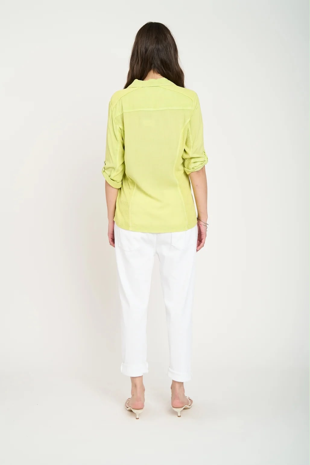 Blusa Manga Corta Serena Mujer Limon