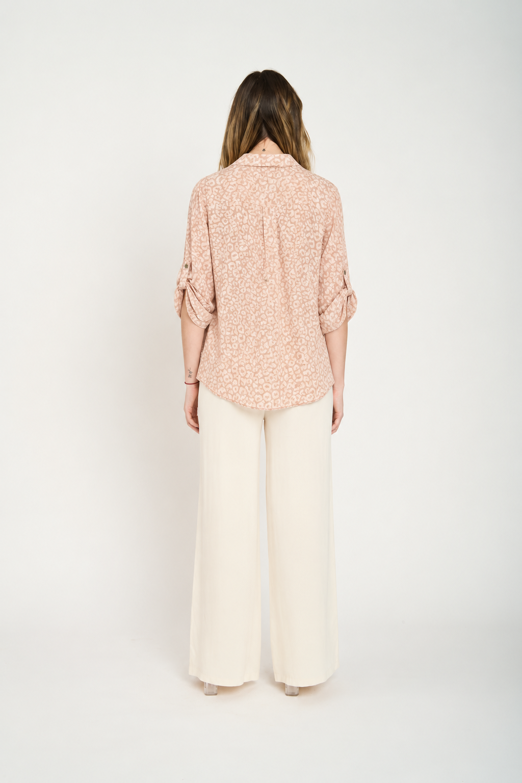 Blusa Silvia Manga Larga Mujer Rosa