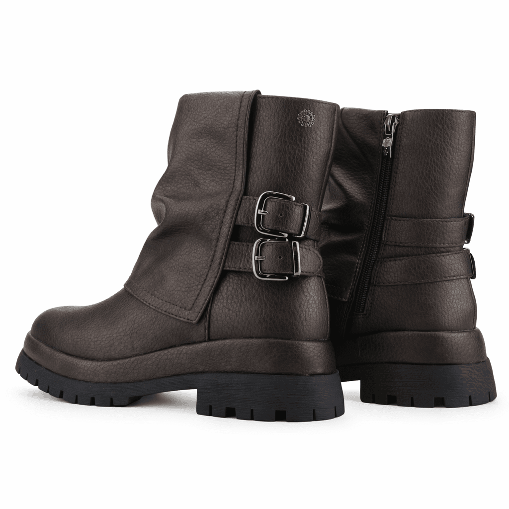 Botin Mujer Casual Chalada Krep Bronce