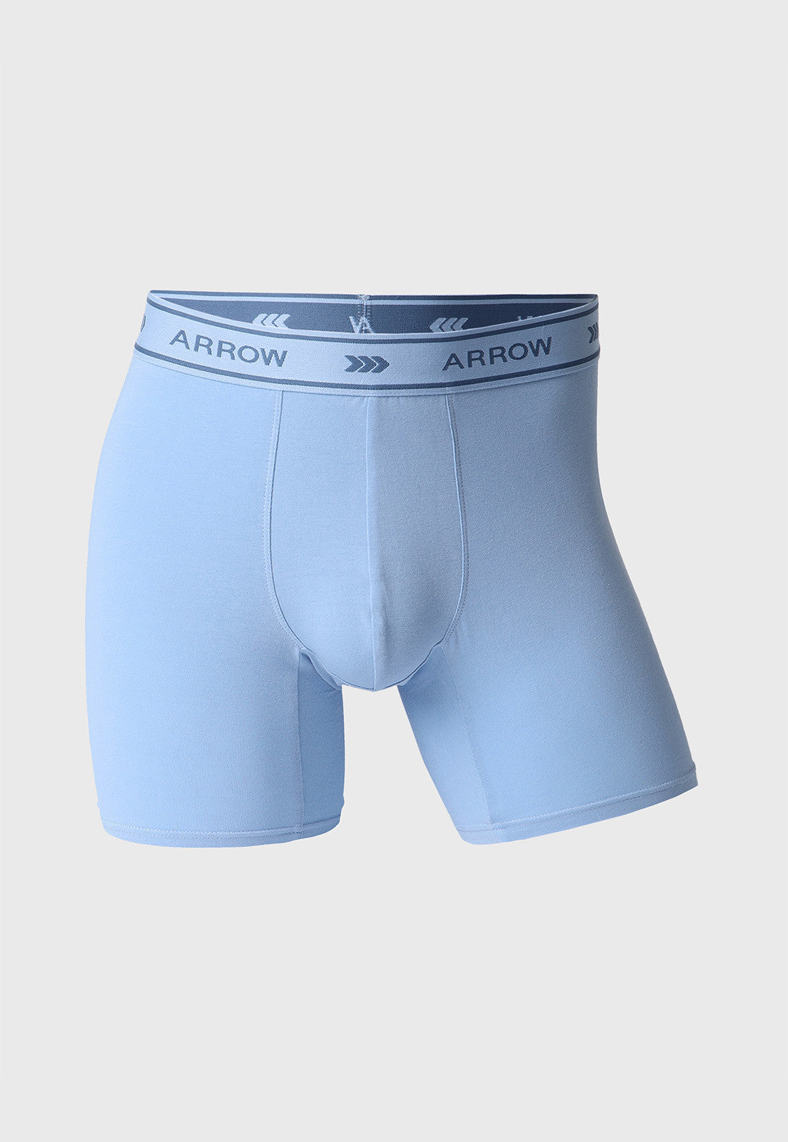 Boxer Hombre 5 Unidades Liso Azul
