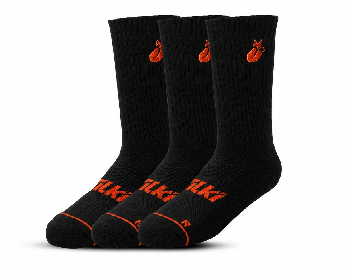 Tripack Calcetines Negro Talla 39-42