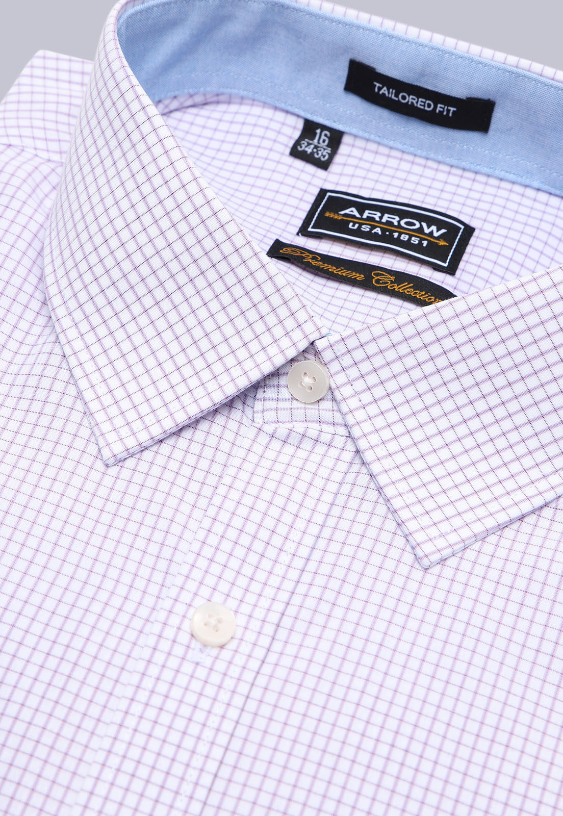 camisa-hombre-formal-cuadros-lila