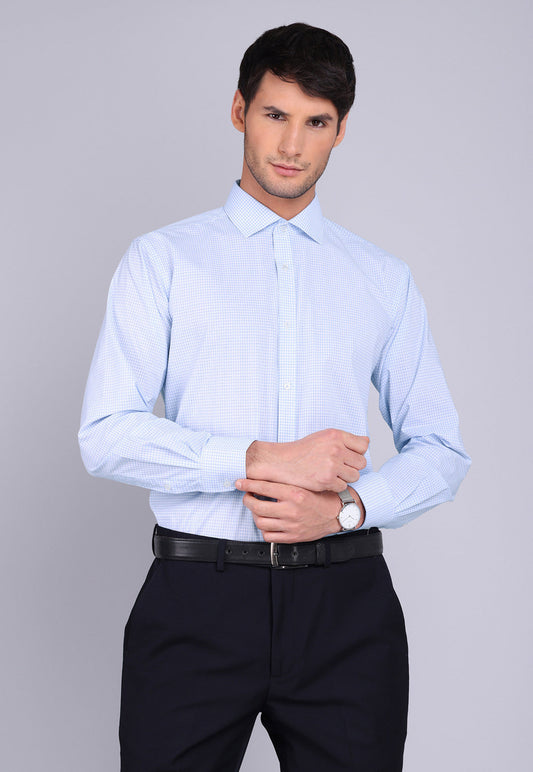 camisa-hombre-formal-cuadros-arrow-celeste-claro