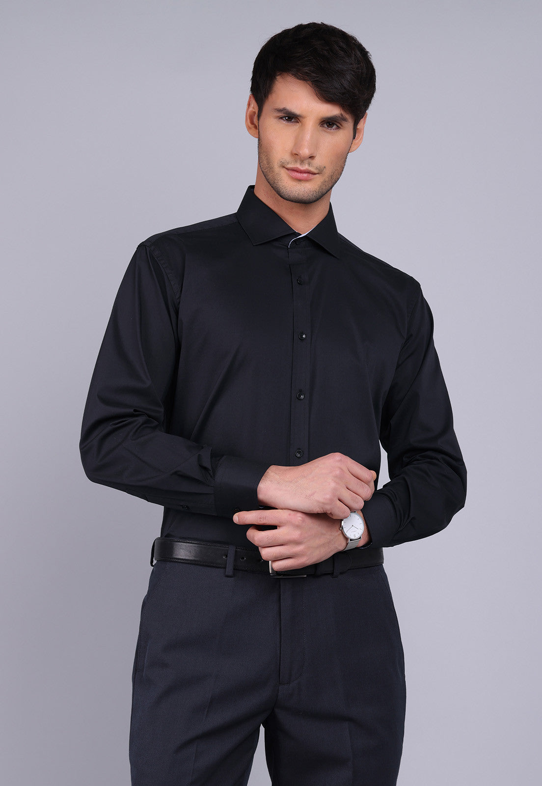 camisa-hombre-formal-lisa-spandex-black