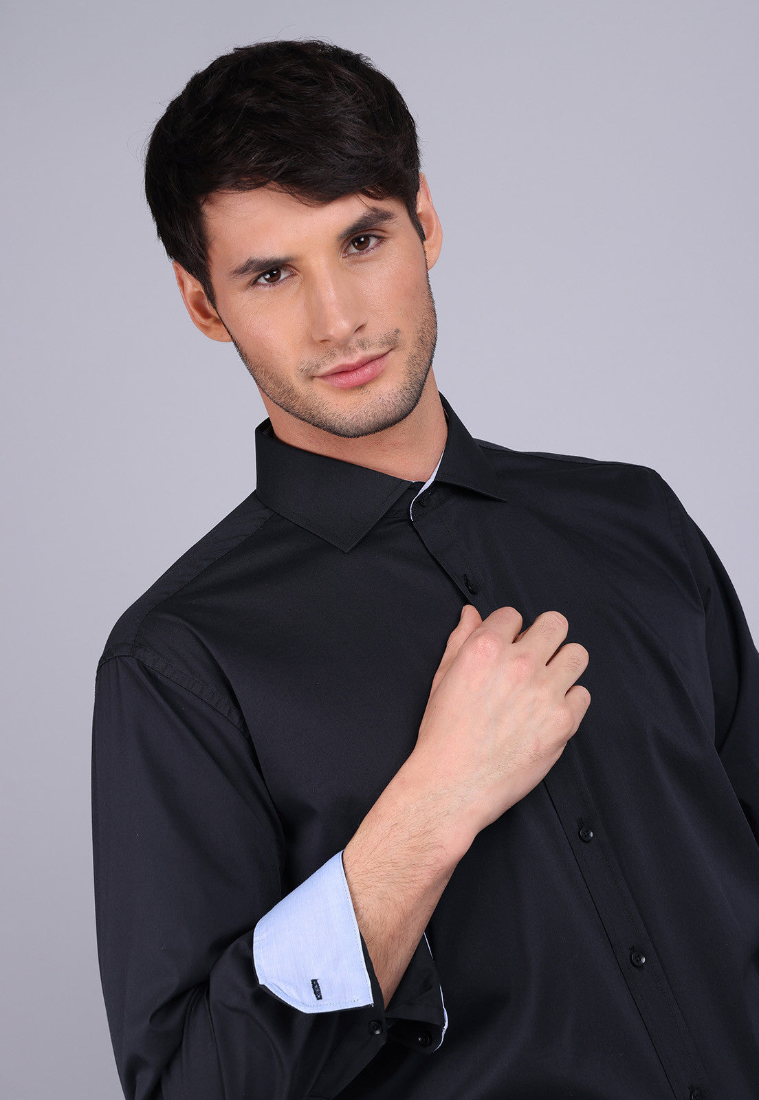 camisa-hombre-formal-lisa-spandex-black