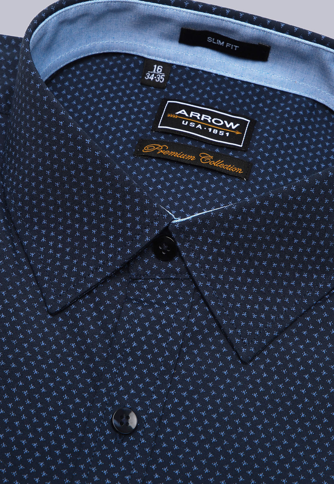 camisa-hombre-formal-print-spandex-azul-