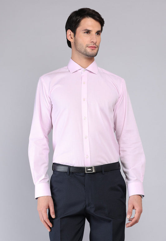 camisa-hombre-formal-texturada-rosada-