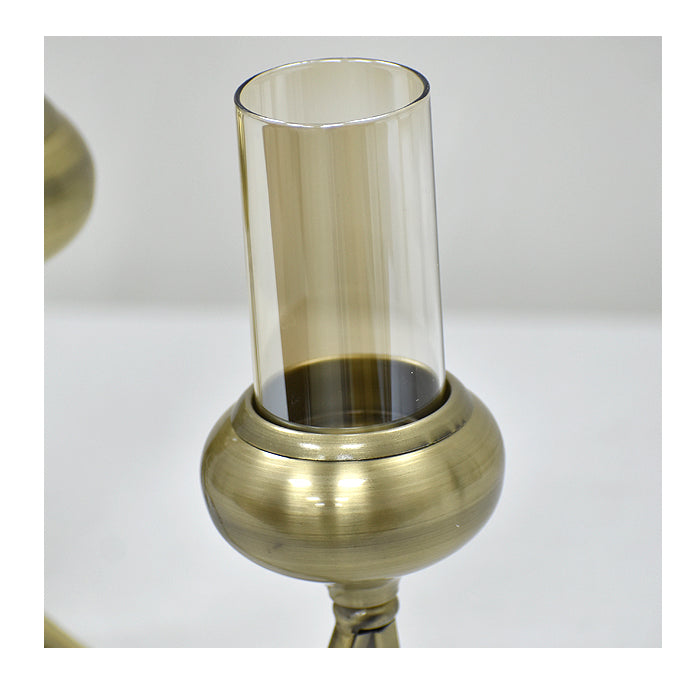 Candelabro Extendido 5 Luces Oro Viejo