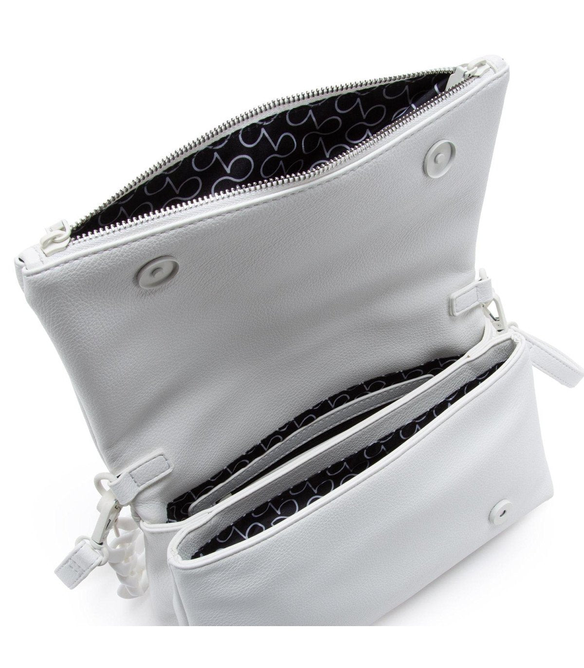 Cartera Bandolera Grande Blanco