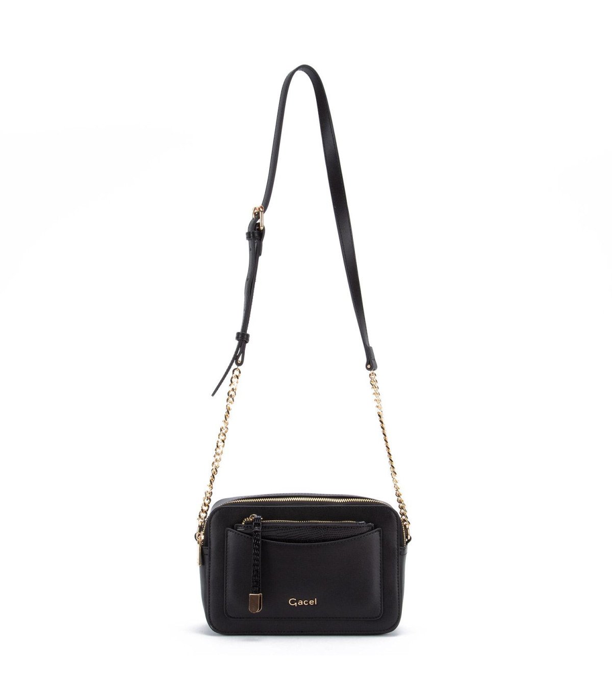 Cartera Mujer Gacel Bandolera Grande Negro