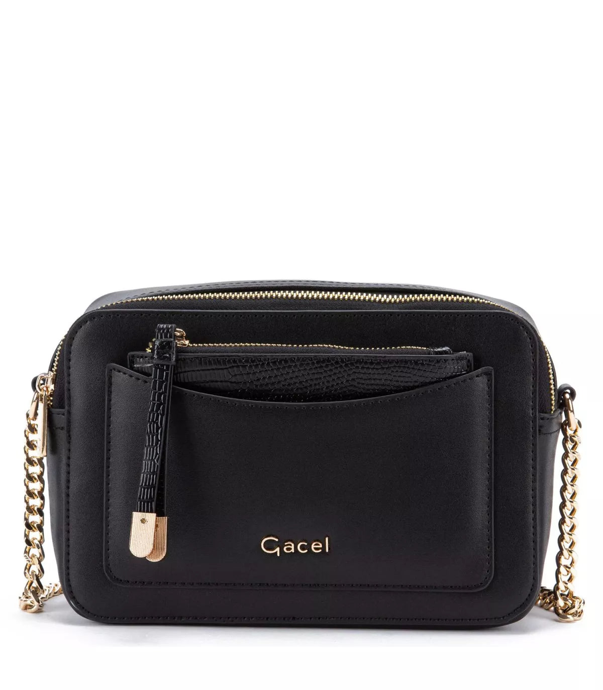 Cartera Mujer Gacel Bandolera Grande Negro