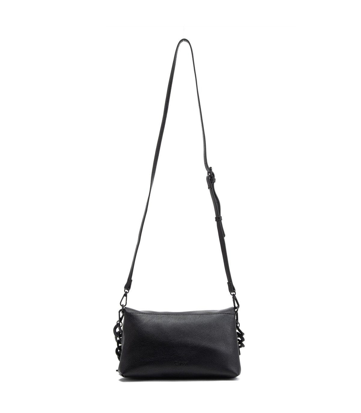 Cartera Mujer Bandolera Grande Negro Cadena