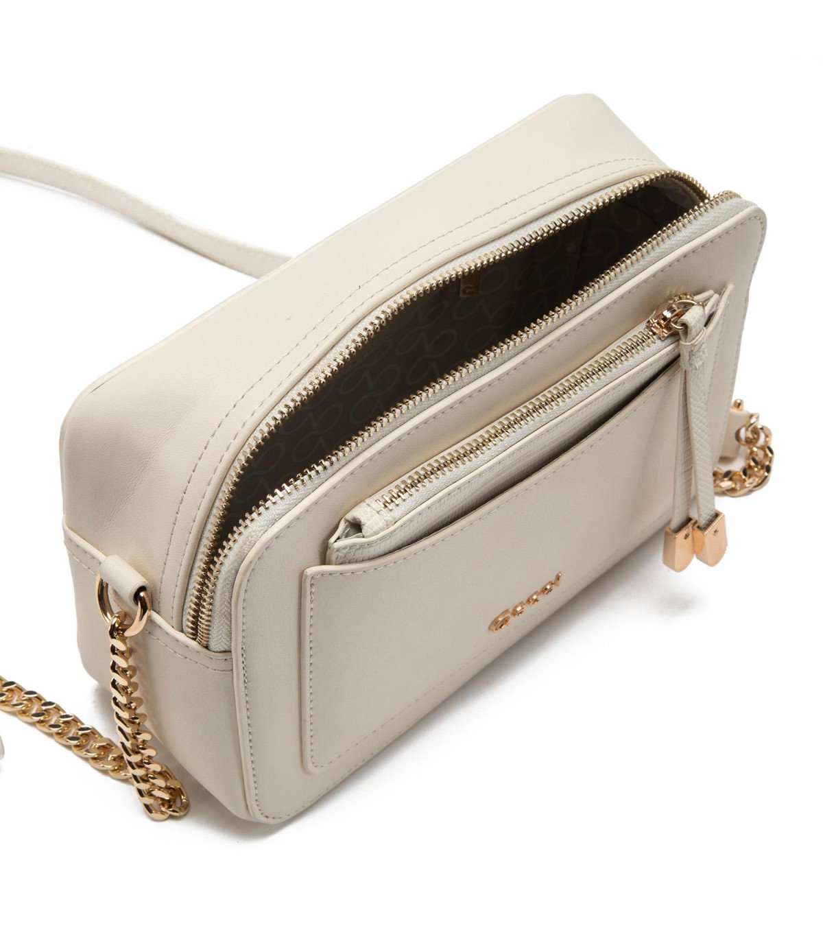 Cartera Mujer Bandolera Grande Off White
