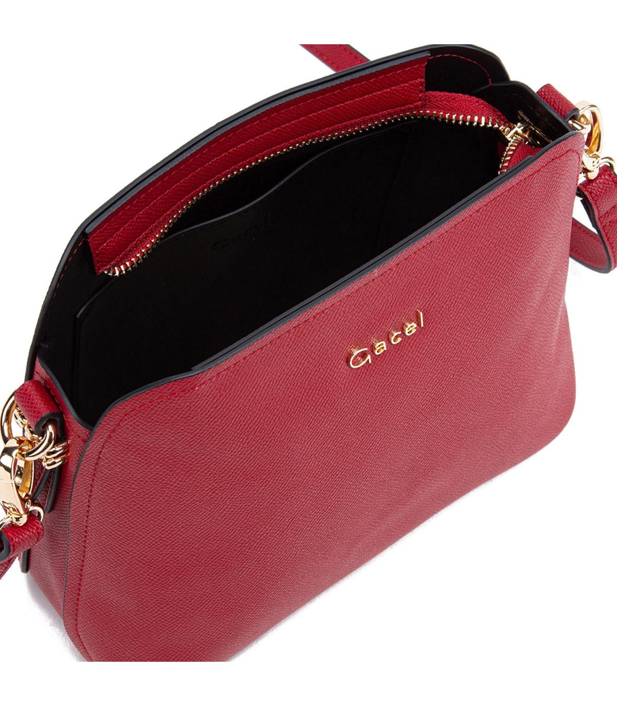 Cartera Mujer Bandolera Grande Rojo
