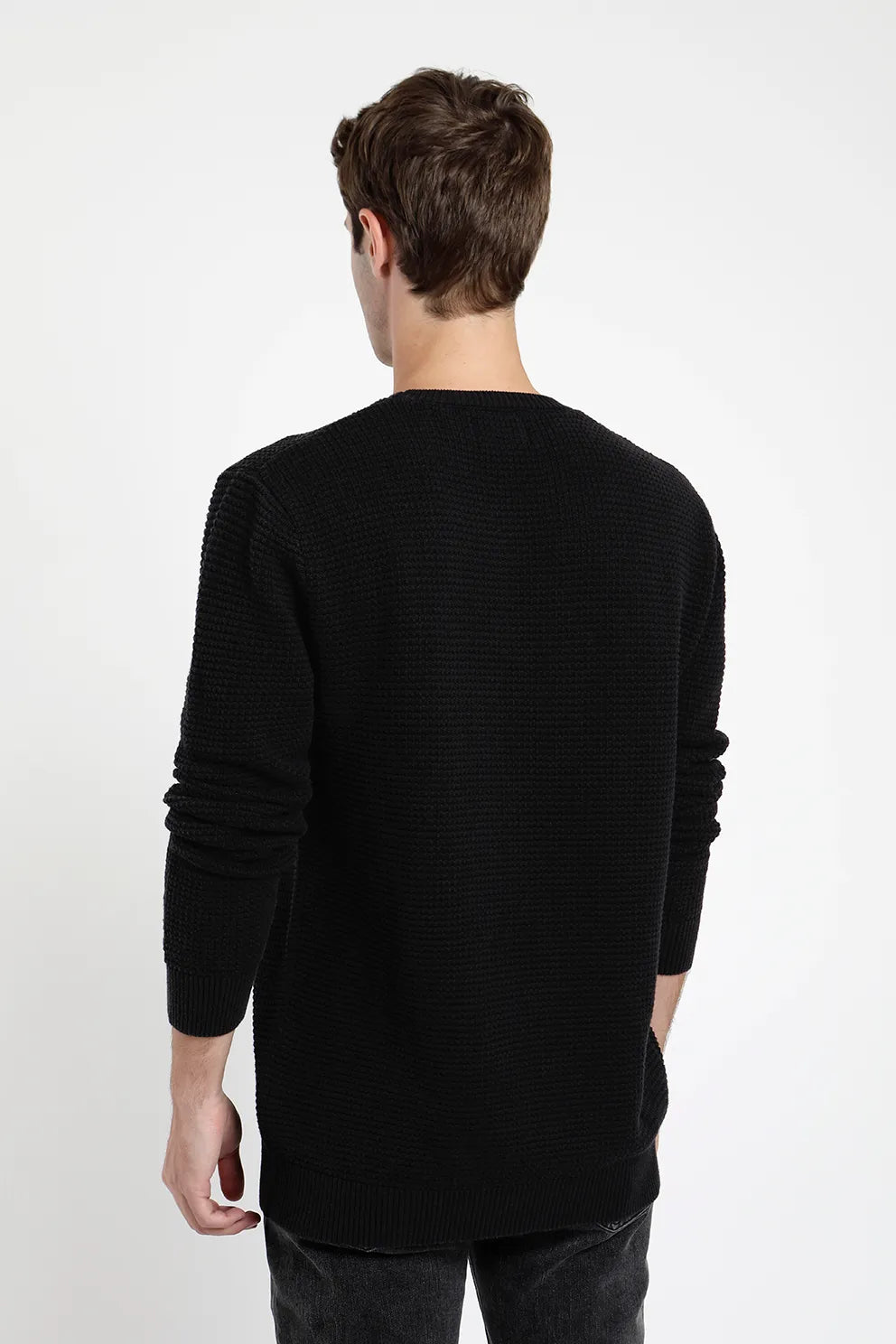 Chaleco hombre Mañío negro - Algodón orgánico