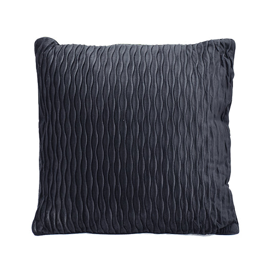Cojín c/Relleno Cuadrado Negro