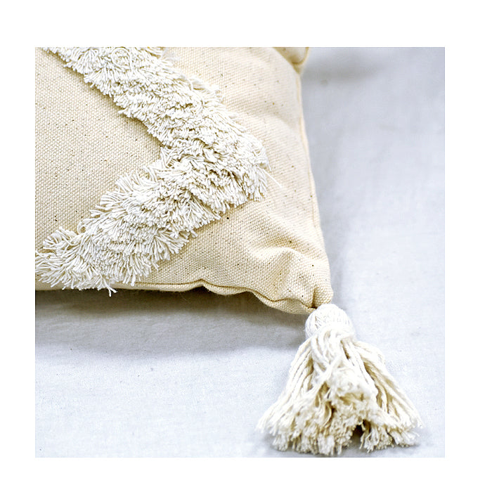 Cojín c/ Relleno Rectangular Blanco