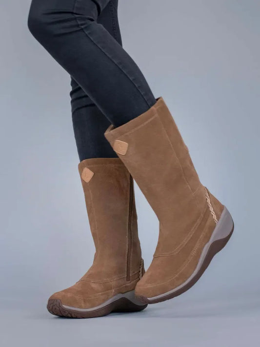 Bota Mujer Cuero Spinal Rug Boot Café Claro