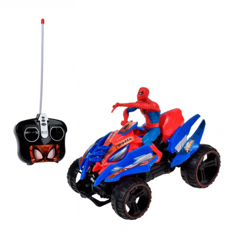 Cuatrimoto R/C con Figura Spiderman