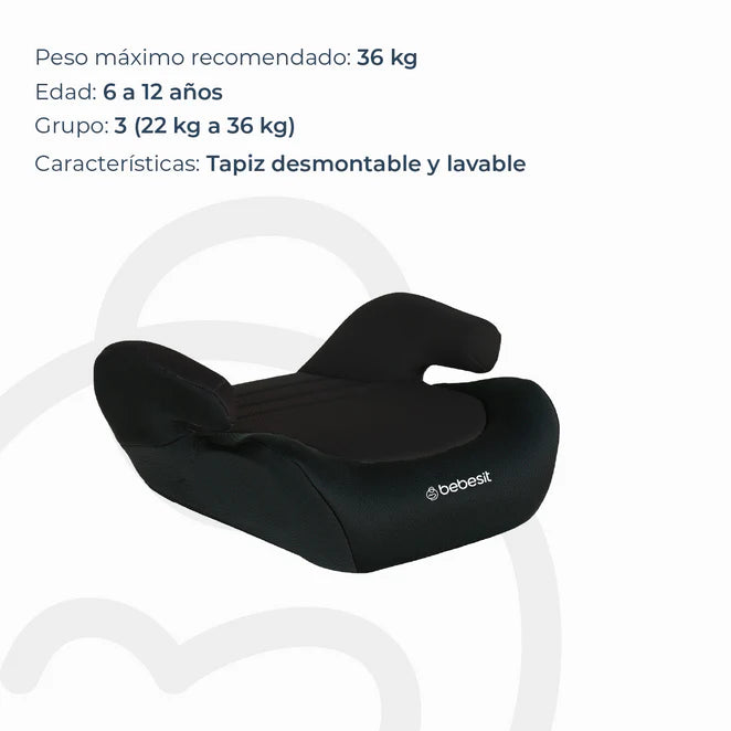 Alzador Booster Confor Negro