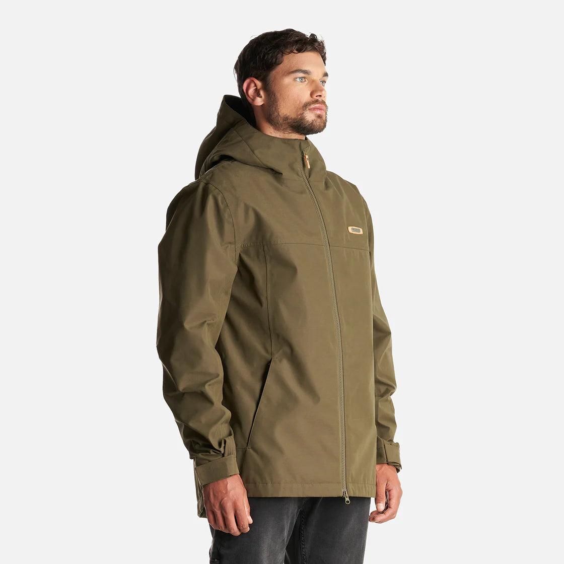 Casaca Hombre Citizen Warm B-Dry Hoody Jacket Militar